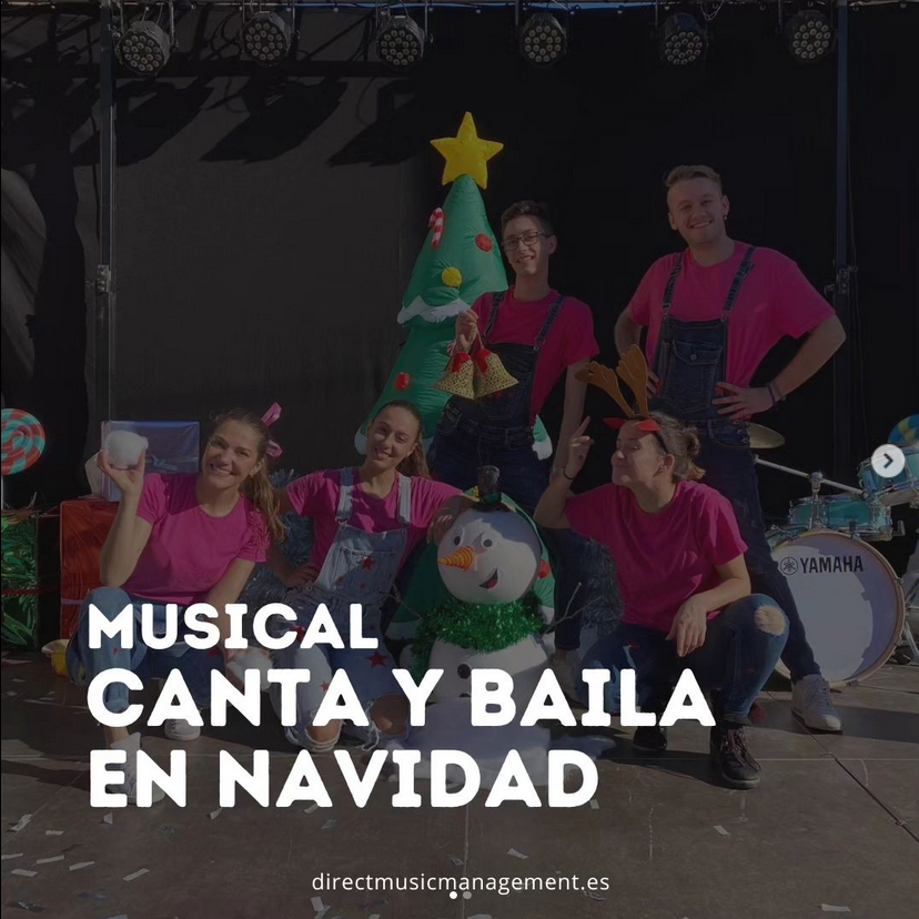 canta y baila en navidad