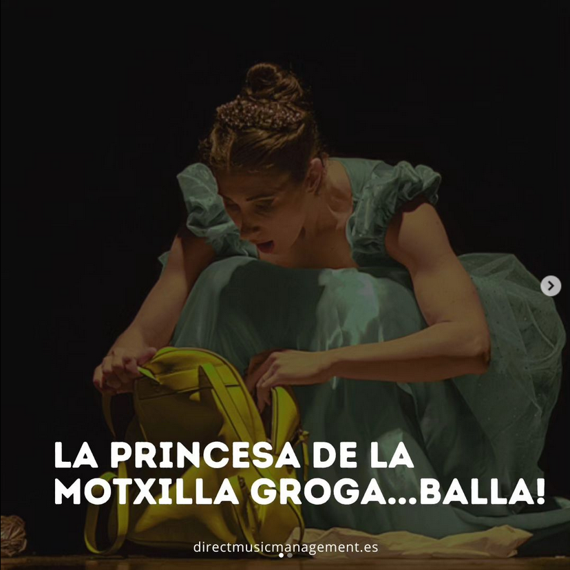 la princesa de la motxilla grogra